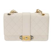 Chanel Vintage Pre-owned Laeder chanel-vskor White, Dam