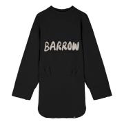 Barrow Tryckt sweatshirtklänning Black, Dam