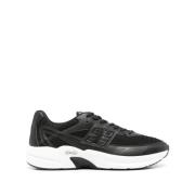 Givenchy Svarta sneakers med meshpaneler Black, Herr