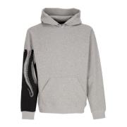 Octopus Ljusgrå herrhoodie med bläckfiskdesign Gray, Herr