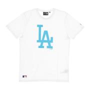 New Era Dodgers Logotopp Vit/Aqua White, Herr