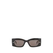 Alexander McQueen Italienska Acetat Solglasögon, Stiligt Design Black,...