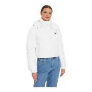 Tommy Jeans Vit Tung Dunjacka White, Dam