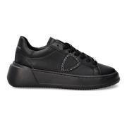 Philippe Model Sneakers Tres Temple Tennis Kvinnor, Svart Black, Dam