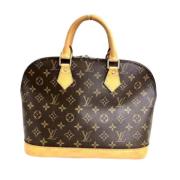 Louis Vuitton Vintage Pre-owned Tyg louis-vuitton-vskor Brown, Dam