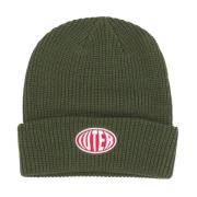 Iuter Hungrig Armé Beanie Mössa Green, Herr