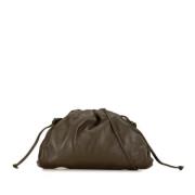 Bottega Veneta Vintage Pre-owned Laeder necessrer Brown, Dam