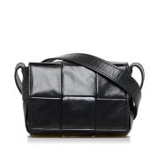 Bottega Veneta Vintage Pre-owned Laeder axelremsvskor Black, Dam