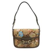 Gucci Vintage Pre-owned Canvas gucci-vskor Beige, Dam