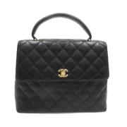 Chanel Vintage Pre-owned Tyg chanel-vskor Black, Dam