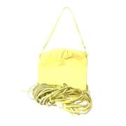 Bottega Veneta Vintage Pre-owned Laeder handvskor Yellow, Dam