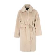 Pinko Beige Nomade Kappkniv Beige, Dam