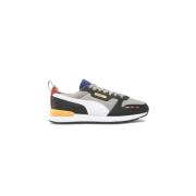 Puma Textil Sneakers - Svart Patchat Logotyp Multicolor, Herr