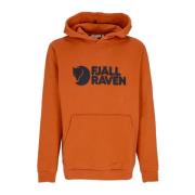 Fjällräven Terracotta Brown Logo Hoodie Brown, Herr