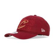 New Era Cleveland Cavaliers NBA Draft Böjd Keps Red, Unisex