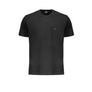 Lee Svart Bomull T-shirt Black, Herr