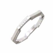 Gucci Vintage Pre-owned Vitt guld ringar Gray, Dam