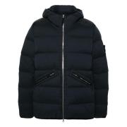 Stone Island Lättvikts Dun Blouson Jacka Blue, Herr