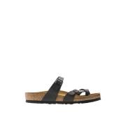 Birkenstock Svarta Avslappnade Dam Sandaler Black, Dam