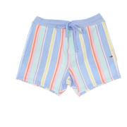 Tommy Hilfiger Pastel Mixed Stripe Sweat Shorts Multicolor, Herr