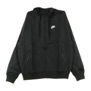 Nike Svart Windbreaker Jacka för Män Black, Herr