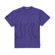 Octopus T-Shirts Purple, Herr