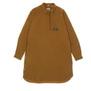 Timberland Overshirt klänning med vetebot Brown, Dam