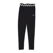 Vans Checkmate Legging Svart Elastisk Midja Black, Dam