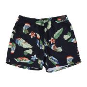 Vans Blommig Volley Shorts med Elastisk Midja Black, Herr