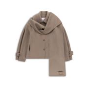 Axel Arigato Dew Scarf Detaljerad Jacka Brown, Dam