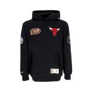 Mitchell & Ness Chicago Bulls NBA Hometown Fleece Hoodie Black, Herr