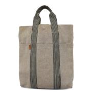 Hermès Vintage Pre-owned Canvas handvskor Gray, Dam