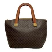 Celine Vintage Pre-owned Plast handvskor Brown, Dam