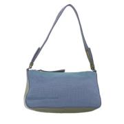 Prada Vintage Pre-owned Canvas prada-vskor Blue, Dam