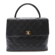 Chanel Vintage Pre-owned Tyg chanel-vskor Black, Dam