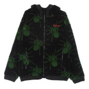 Iuter Spider Fur Zip Hoodie Svart Black, Herr