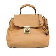 Chloé Pre-owned Pre-owned Laeder handvskor Beige, Dam