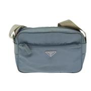 Prada Vintage Pre-owned Tyg prada-vskor Blue, Dam