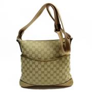 Gucci Vintage Pre-owned Canvas gucci-vskor Beige, Dam