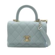 Chanel Vintage Pre-owned Laeder chanel-vskor Blue, Dam