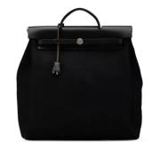 Hermès Vintage Pre-owned Canvas handvskor Black, Dam