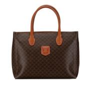 Celine Vintage Pre-owned Tyg totevskor Brown, Dam