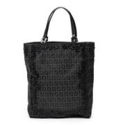 Fendi Vintage Pre-owned Canvas totevskor Black, Dam