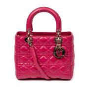 Dior Vintage Pre-owned Laeder handvskor Pink, Dam