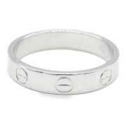 Cartier Vintage Pre-owned Vitt guld ringar Gray, Dam