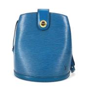 Louis Vuitton Vintage Pre-owned Tyg louis-vuitton-vskor Blue, Dam