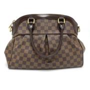 Louis Vuitton Vintage Pre-owned Tyg louis-vuitton-vskor Brown, Dam