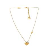 Louis Vuitton Vintage Pre-owned Tyg halsband Yellow, Dam