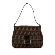 Fendi Vintage Pre-owned Canvas fendi-vskor Brown, Dam