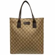 Gucci Vintage Pre-owned Canvas totevskor Brown, Dam